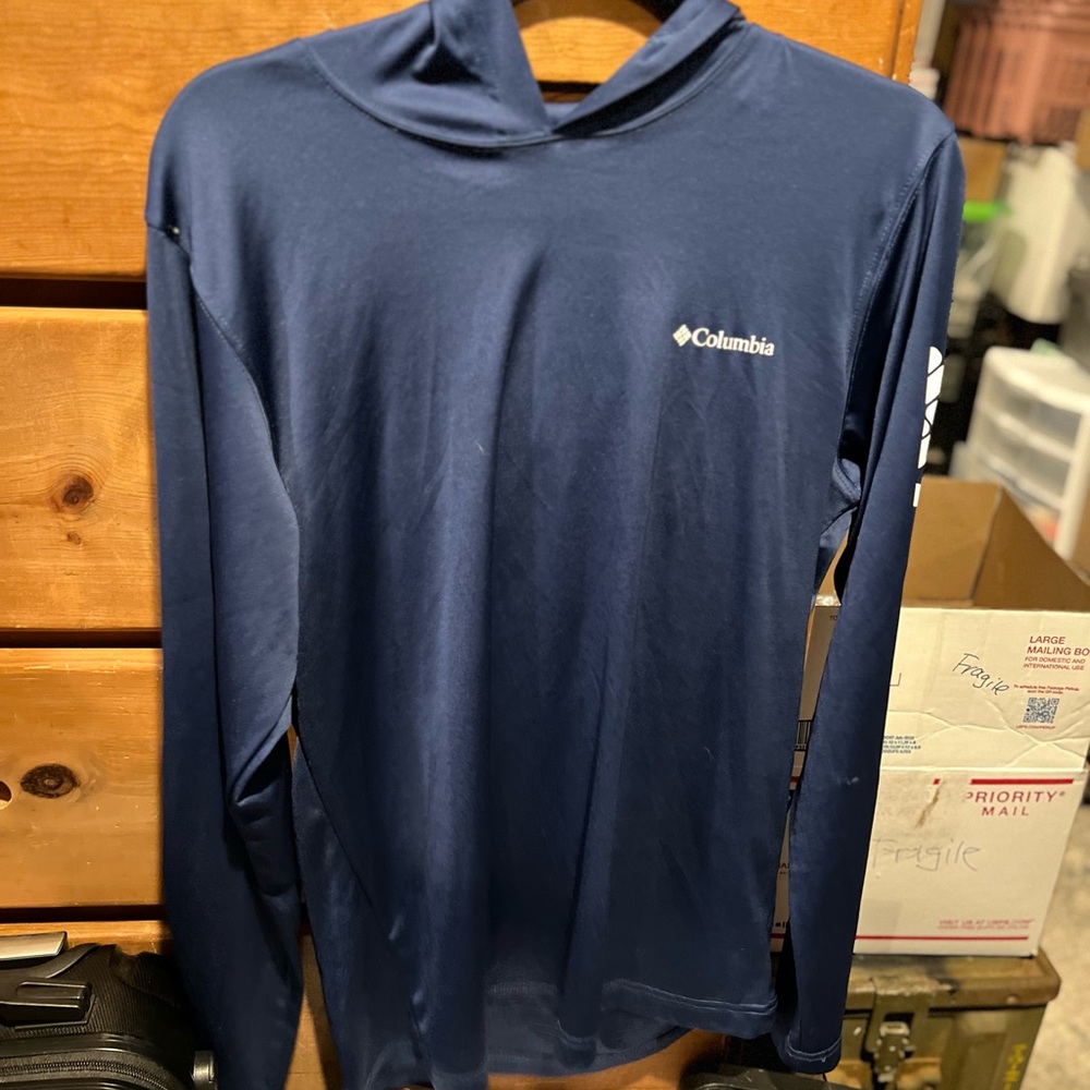 Columbia Dark Blue Sportswear Hoodie